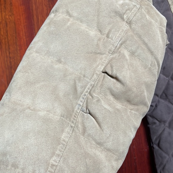 Womens XL Outback Trading Company Snow Mountain Down Jacket Dark and Light Brown - Picture 14 of 16